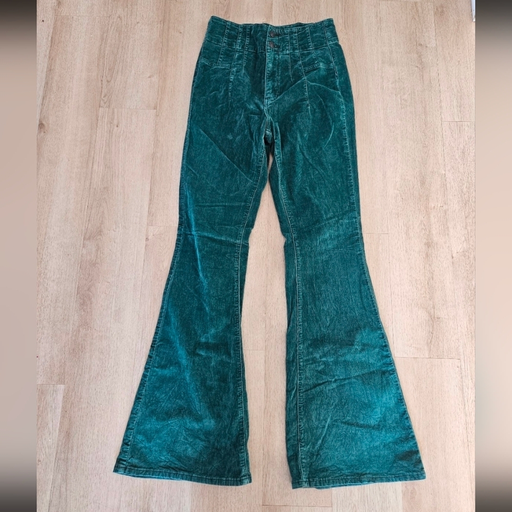 Free People Corduroy Flare Pants - Picture 2 of 3
